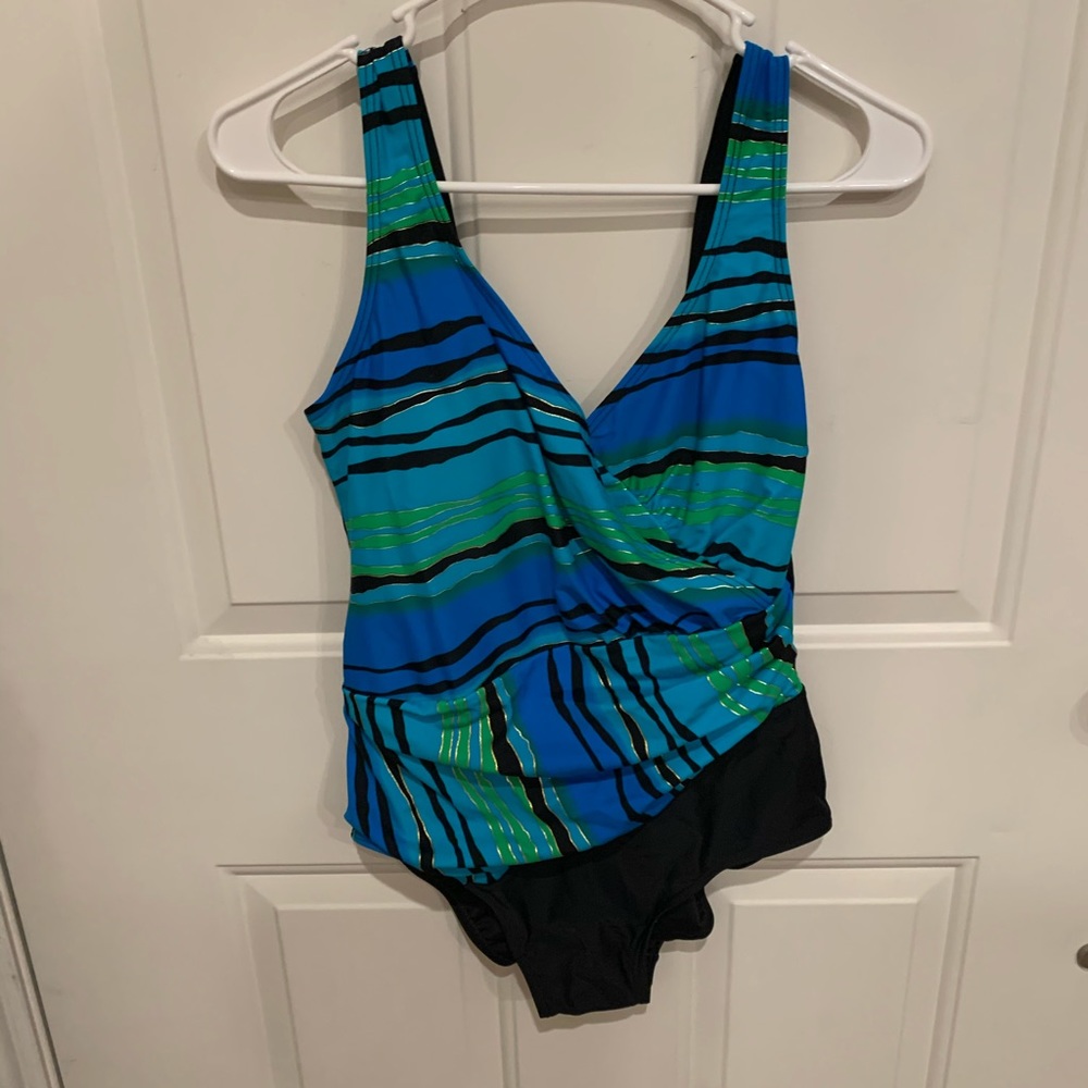 NWT Alicia Simone one piece swimsuit. Size 12